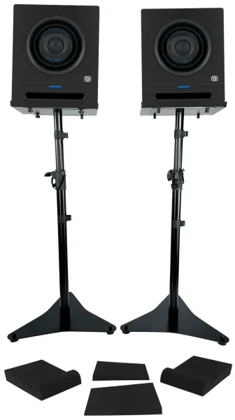 Активный студийный монитор PreSonus Eris Pro 4 Black со стойкой (пара)