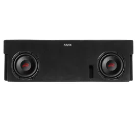 NVX VE-TOY-TUNCCG2-D10S Dual 10" Subwoofer Enclosure with Two RS-W10D2 Subwoofer