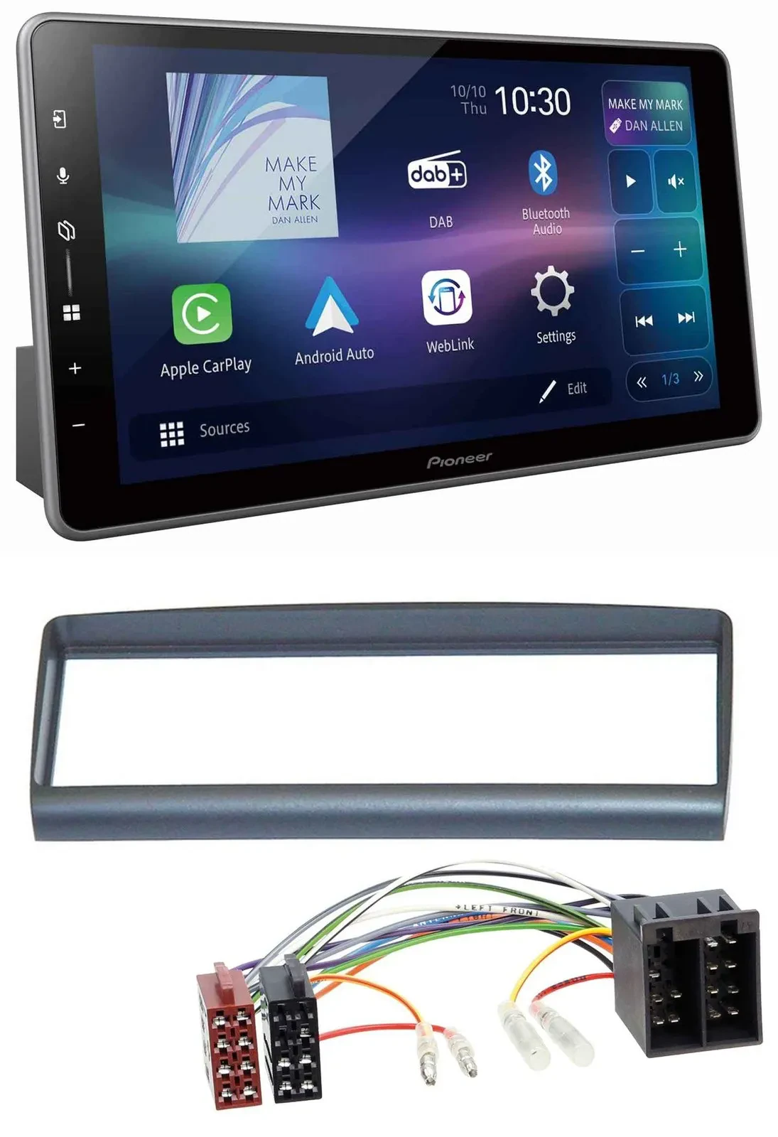 Pioneer Bluetooth USB DAB MP3 Autoradio für Alfa Romeo Spider GTV 1994-2005