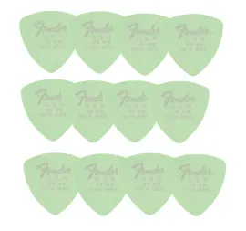 Медиаторы Fender Dura-Tone 346 Surf Green 0.58 (12 штук)