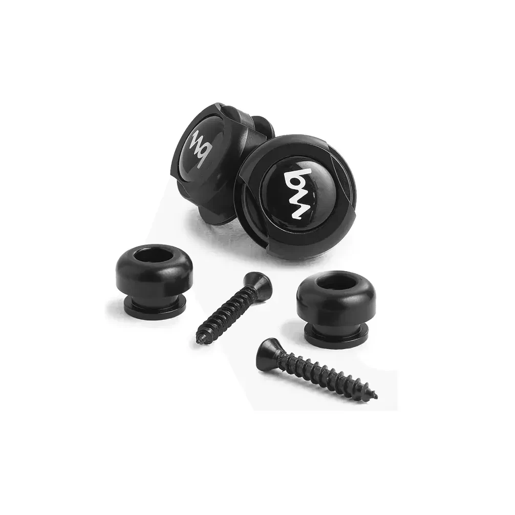 Крепление гитарного ремня bagandmusic AKSS50 Safety Locks Black (пара)