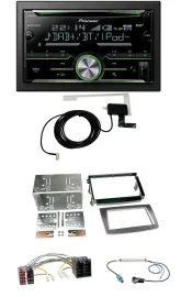 Pioneer CD USB MP3 Bluetooth 2DIN DAB Autoradio für Alfa Romeo Mito ISO 955 08-1