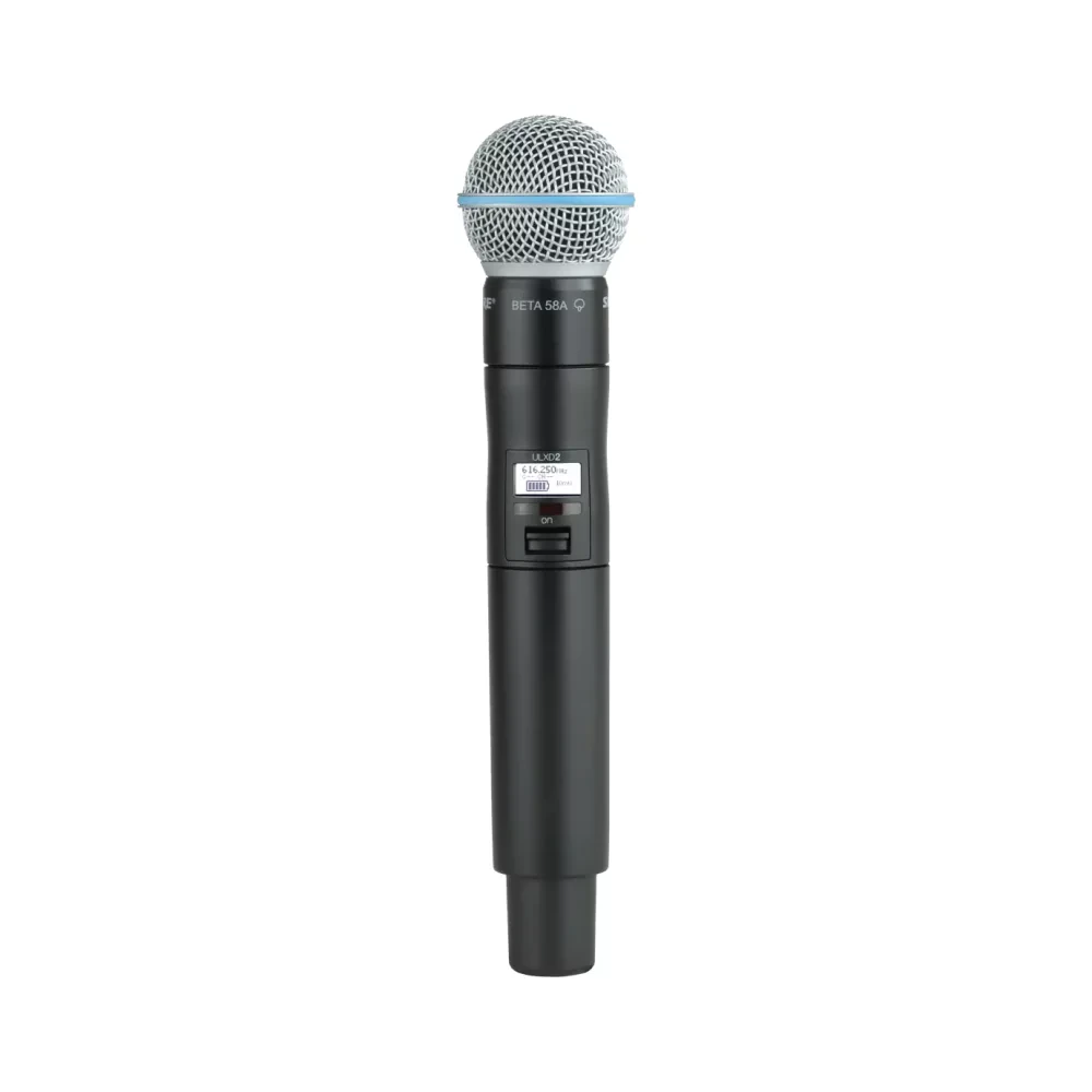 Микрофонный передатчик ручной SHURE ULXD2/B58=-G51 с капсюлем Beta 58, 470–534 МГц