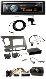 Pioneer Bluetooth DAB Lenkrad USB CD Autoradio für Honda Civic Hybrid 2006-2010