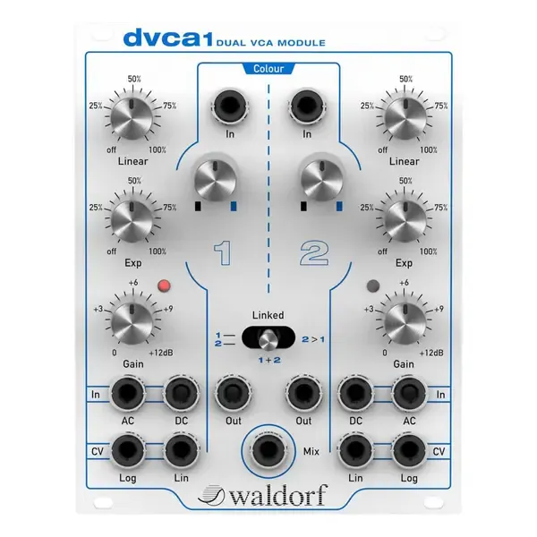 Модуль для студийного синтезатора Waldorf dvca1 Dual-VCA Module
