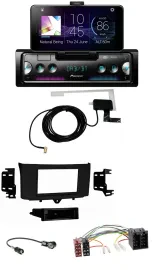 Pioneer DAB Bluetooth MP3 USB Autoradio für Smart ForTwo (2010-2015)