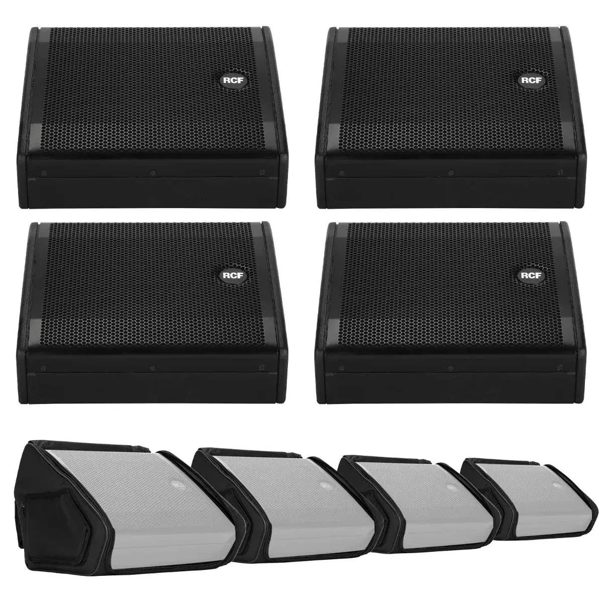 Сценический акустический монитор RCF NX 10-SMA Black с чехлом (4 штуки)