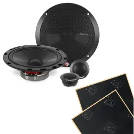 Rockford Fosgate R1675-S Prime Series Component Car Speakers w/ Sound Damping