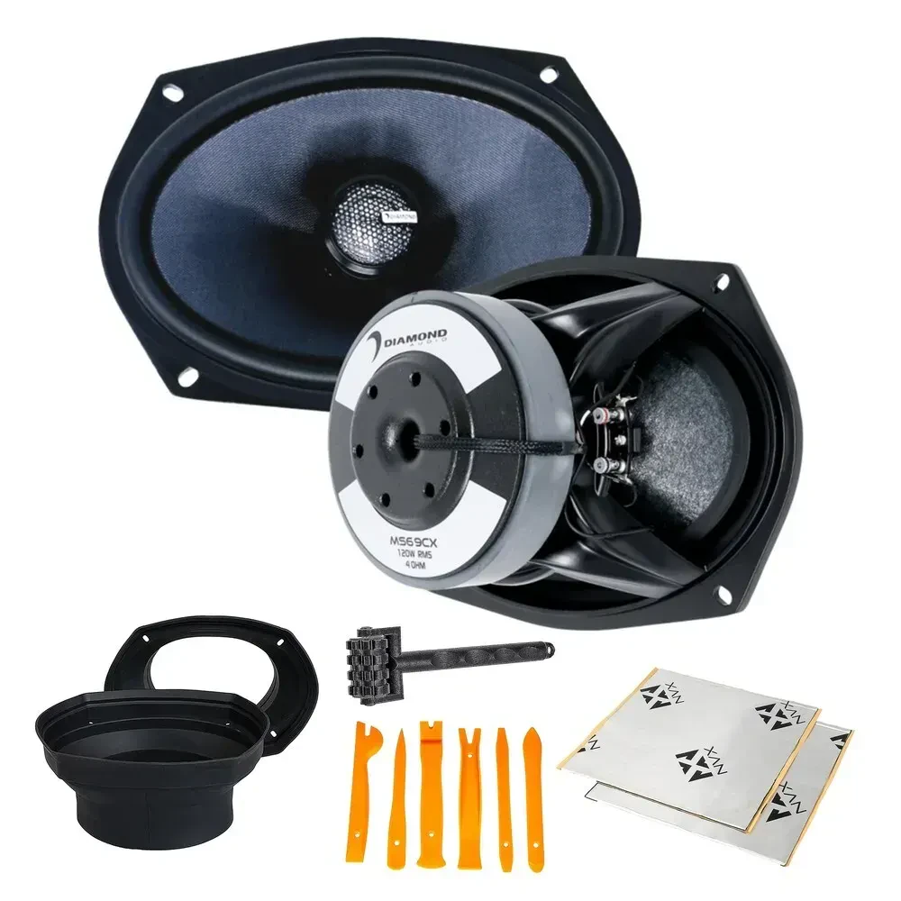 Diamond Audio MS69CX-250W RMS 6x9" 2-Way Coaxial Speakers