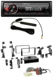 Автомагнитола Pioneer 1-DIN DAB USB AUX MP3 для Nissan Quest (с 2011), Rogue (с 2011), Titan (с 2013)