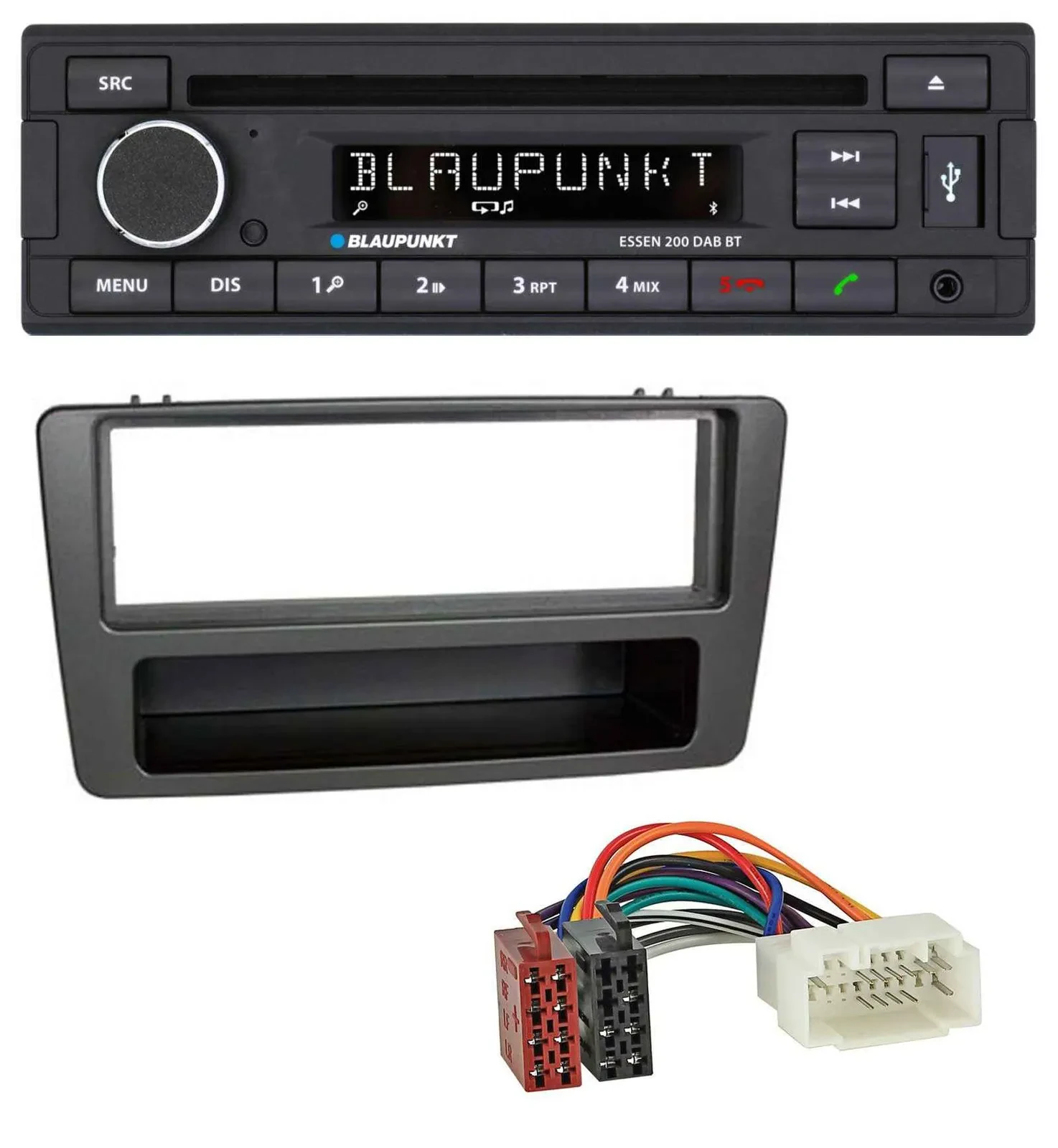 Blaupunkt USB MP3 Bluetooth DAB CD Autoradio für Honda Civic 01-03 man. Klima an