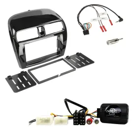 Radioset Lenkradadapter Doppel DIN Autoradio für Mitsubishi Mirage SpaceStar ab