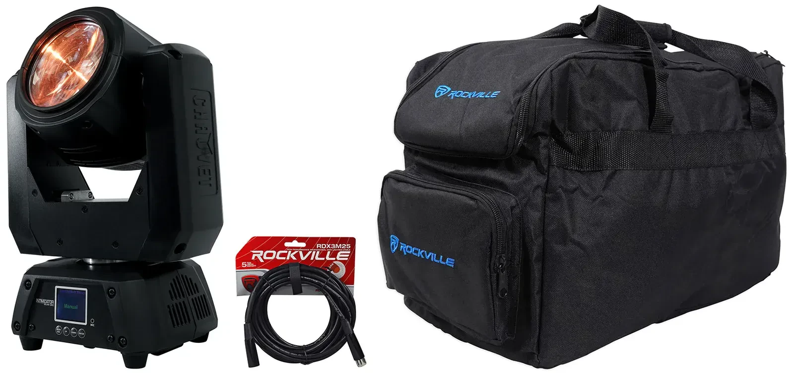 Прибор с полным движением Chauvet DJ Intimidator Beam Q60 с чехлом и кабелем