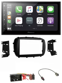 Автомагнитола для Fiat 500X (с 2015) Pioneer 2DIN, Bluetooth, DAB, USB, MP3