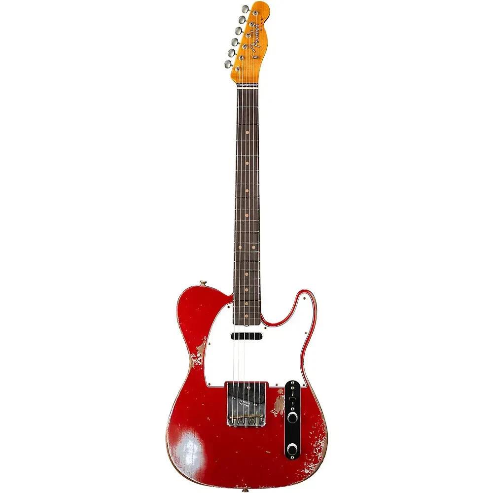 Электрогитара Fender Custom Shop 61 Telecaster Heavy Relic Faded Aged Candy Apple Red