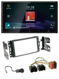 JVC USB Bluetooth 2DIN DAB MP3 Autoradio für Chevrolet Corvette Uplander 05-13