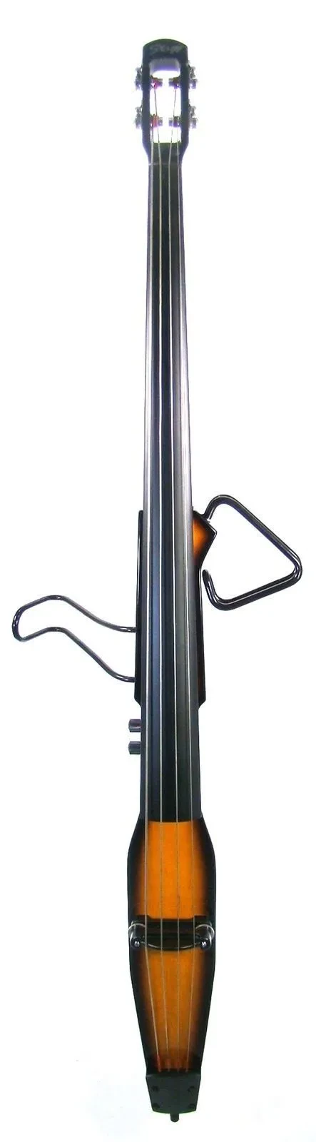 Stagg EDB-3/4 VBR Electric Upright Double Bass with Gig Bag, Violin Brown Finish