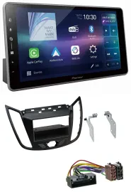 Pioneer Bluetooth USB DAB MP3 Autoradio für Ford C-Max Kuga matt schwarz