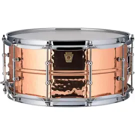 Малый барабан Ludwig Copper Phonic Hammered Snare Drum 14 x 6.5 Copper Finish with Tube Lugs