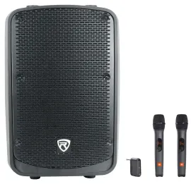 Rockville TITAN 12 12" 2000w Active DJ PA Speaker/Bluetooth+2) JBL Wireless Mics