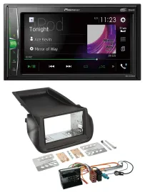 Pioneer 2DIN MP3 DAB USB Bluetooth Autoradio für Citroen Nemo Peugeot Bipper