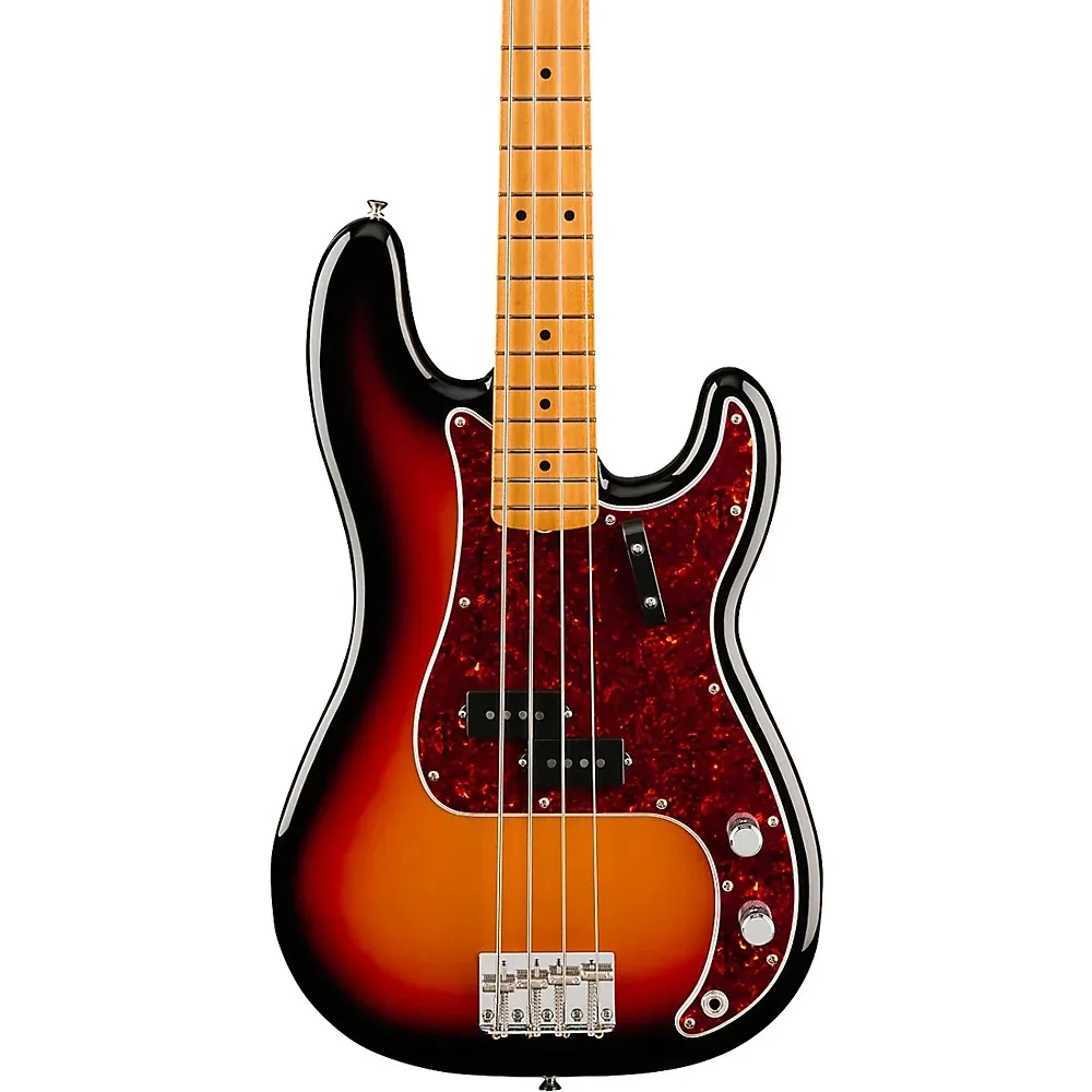 Бас-гитара Fender Vintera III Late '60s Precision Bass 4-струнная, 34", 3-Color Sunburst, кленовая накладка грифа, с чехлом Deluxe