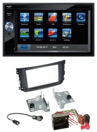 Blaupunkt SD Bluetooth 2DIN MP3 USB AUX Autoradio für Smart ForTwo 2010-14 Quadl