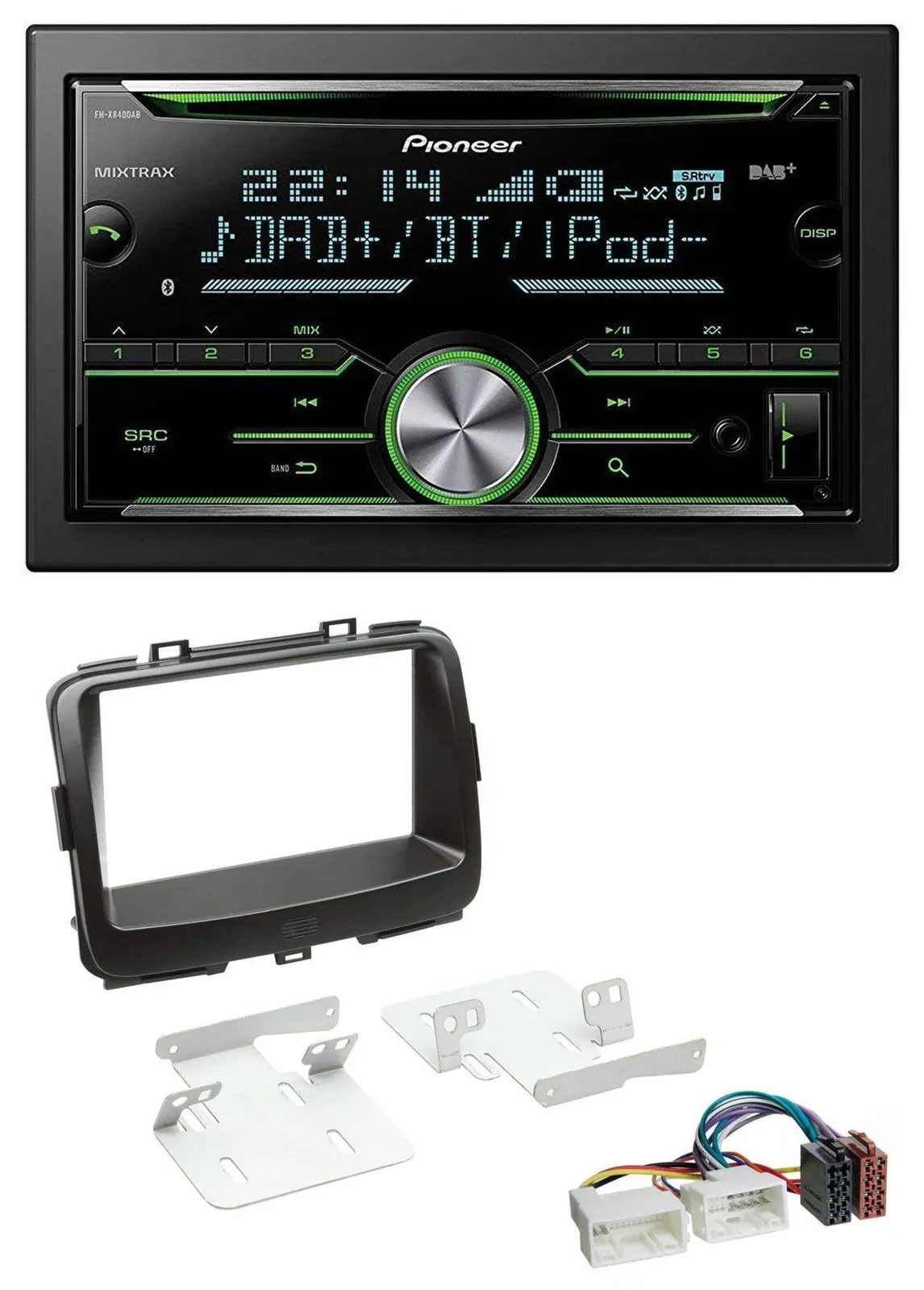 Автомагнитола для Kia Carens 4 RP (с 2013) Pioneer 2-DIN, Bluetooth, DAB, USB, CD, MP3