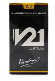 Трости для кларнета Vandoren CR8825 V21 Austrian Bb 2 1/2 (10 штук)