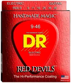 Струны для электрогитары DR Strings RDE-9/46 Red Devils 9-46