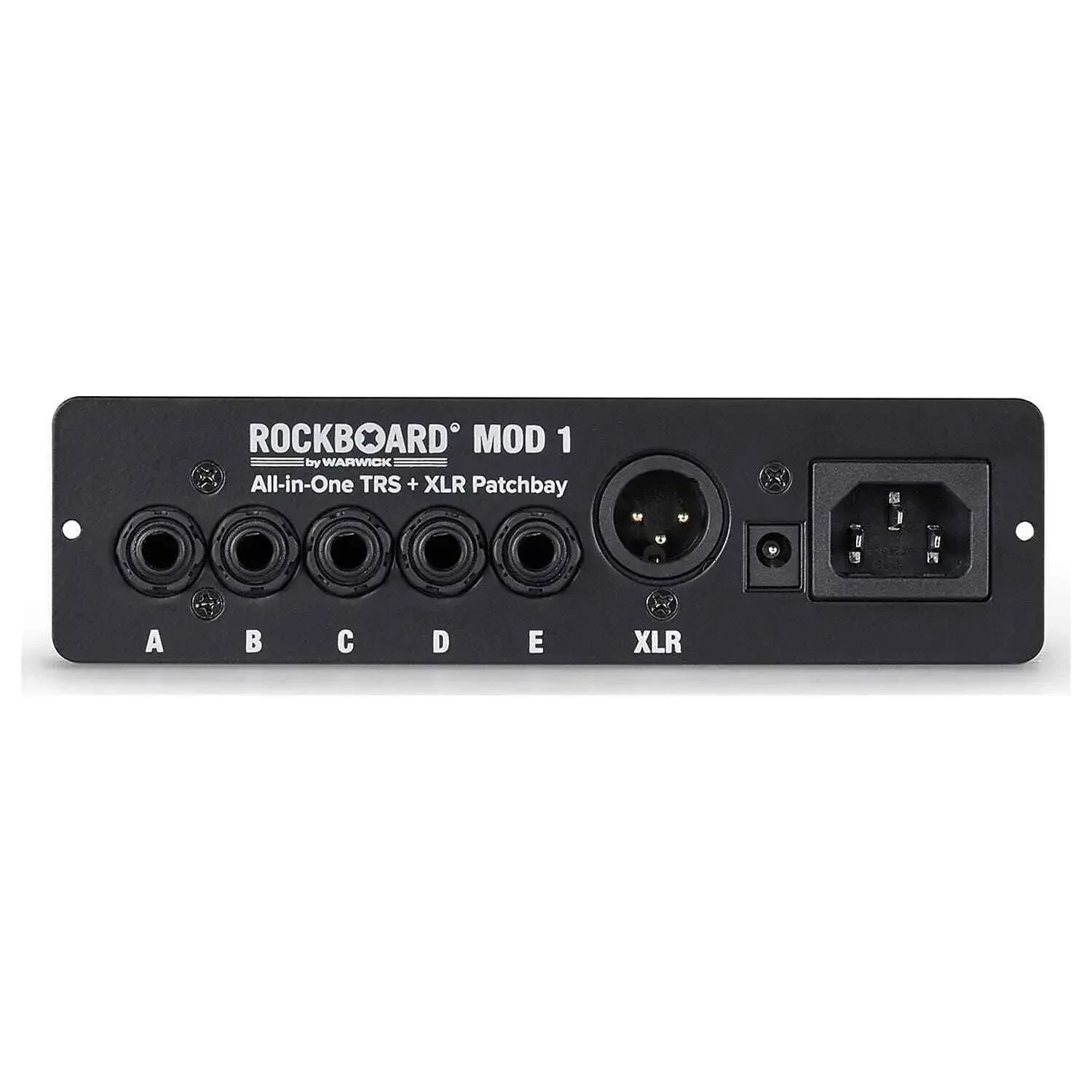 Патч-панель для педалборда RockBoard MOD 1 V2 TRS, XLR, IEC, Barrel