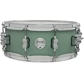 Малый барабан PDP by DW Concept Maple Snare Drum Chrome Hardware 14 x 5.5 in. Satin Seafoam