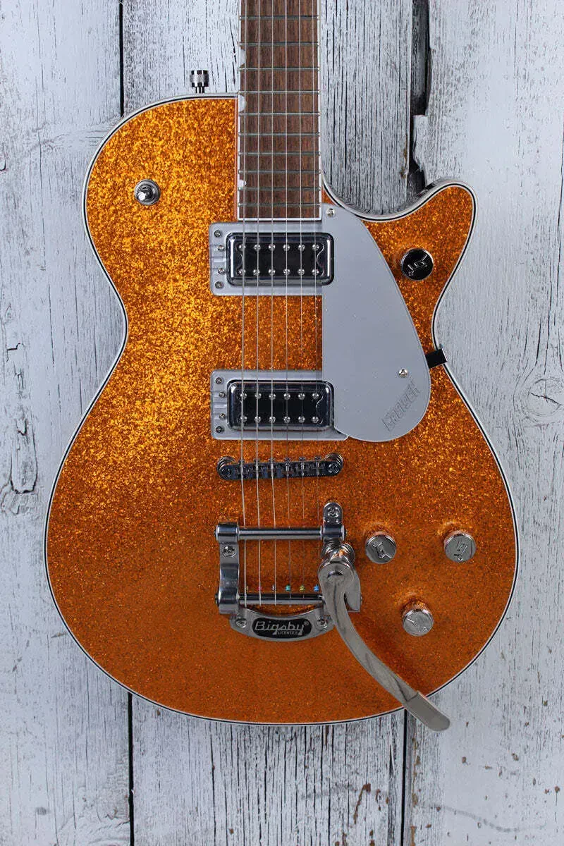 Gretsch G5230T Electromatic Sparkle Jet FT Electric Guitar Gold Sparkle