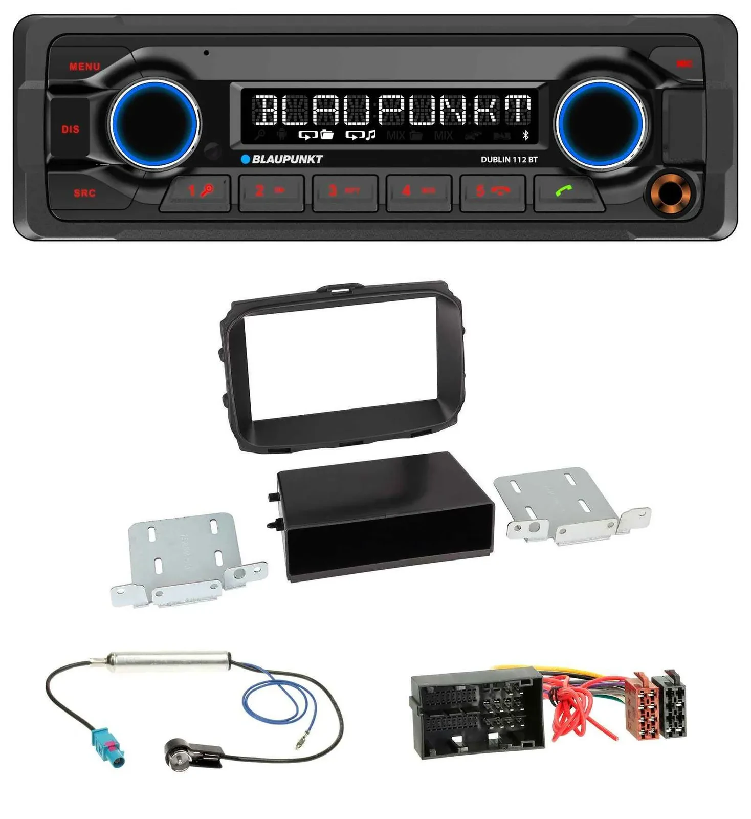 Blaupunkt MP3 Bluetooth USB AUX Autoradio für Alfa Romeo Giulietta 940 Facelift