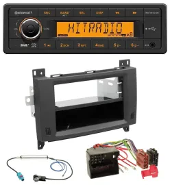 Continental 1DIN DAB MP3 AUX USB Autoradio für Mercedes Vito Viano 06-14 Rubbert