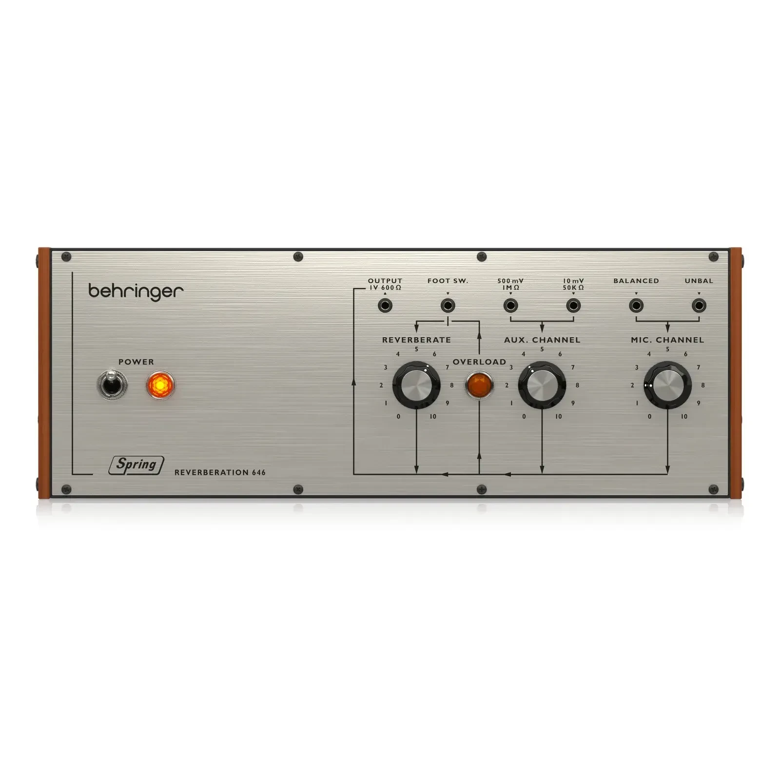 Аналоговый студийный синтезатор Behringer Spring Reverberation 646