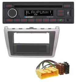 Автомагнитола Blaupunkt для Mazda 6 (2008–2012) MP3, USB, CD, Bluetooth, AUX, цвет серебристый/чёрный