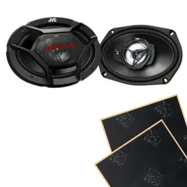 Автомобильные динамики JVC CS-DR6931 DRVN Series 6x9" коаксиальные (набор, с шумоизоляцией)