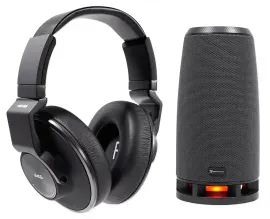 AKG K553 MK2 MKII Closed Back Studio Monitoring Headphones + RockShip Speaker