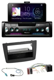 Автомагнитола для Alfa Romeo Mito 955 (2008–2014) Pioneer USB MP3 Bluetooth DAB, ISO, черный