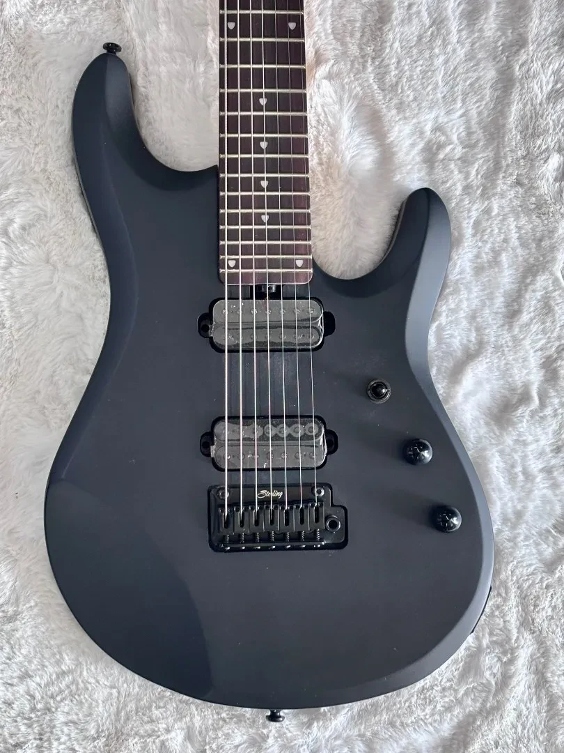Б/У Электрогитара Sterling by Music Man John Petrucci JP70 7-струнная, черный (Stealth Black)