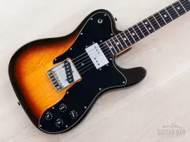 1980 Fender Telecaster Custom Vintage Electric Guitar w/ Wide Range, Case