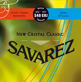 Струны для классической гитары Savarez 540CRJ 29-44 New Cristal Classic Mixed Tension
