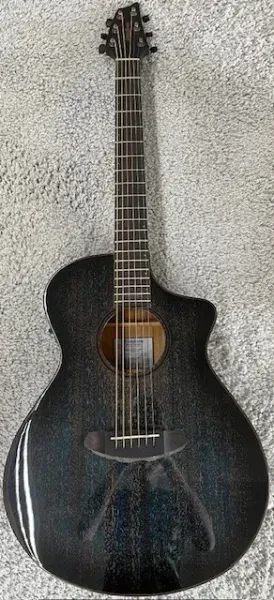 Breedlove Rainforest S Concert Abyss CE African Mahogany Acoustic Electrc Guitar