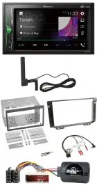 Pioneer MP3 DAB Lenkrad 2DIN Bluetooth Autoradio für Land Rover Freelander 2004-