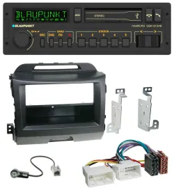 Blaupunkt USB DAB Bluetooth MP3 Autoradio für Kia Sportage 3 SL 10-15 schwarz