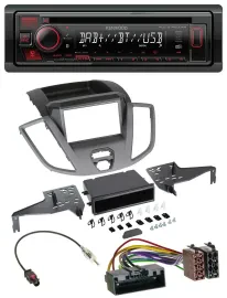 Kenwood MP3 CD USB Bluetooth DAB Autoradio für Ford Transit V363 (2014-2018)