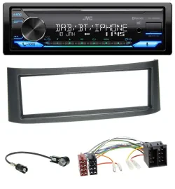 JVC Bluetooth DAB USB MP3 Autoradio für Smart Roadster (452)