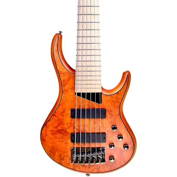MTD Kingston Z6 6-String Electric Bass Guitar Satin Amber