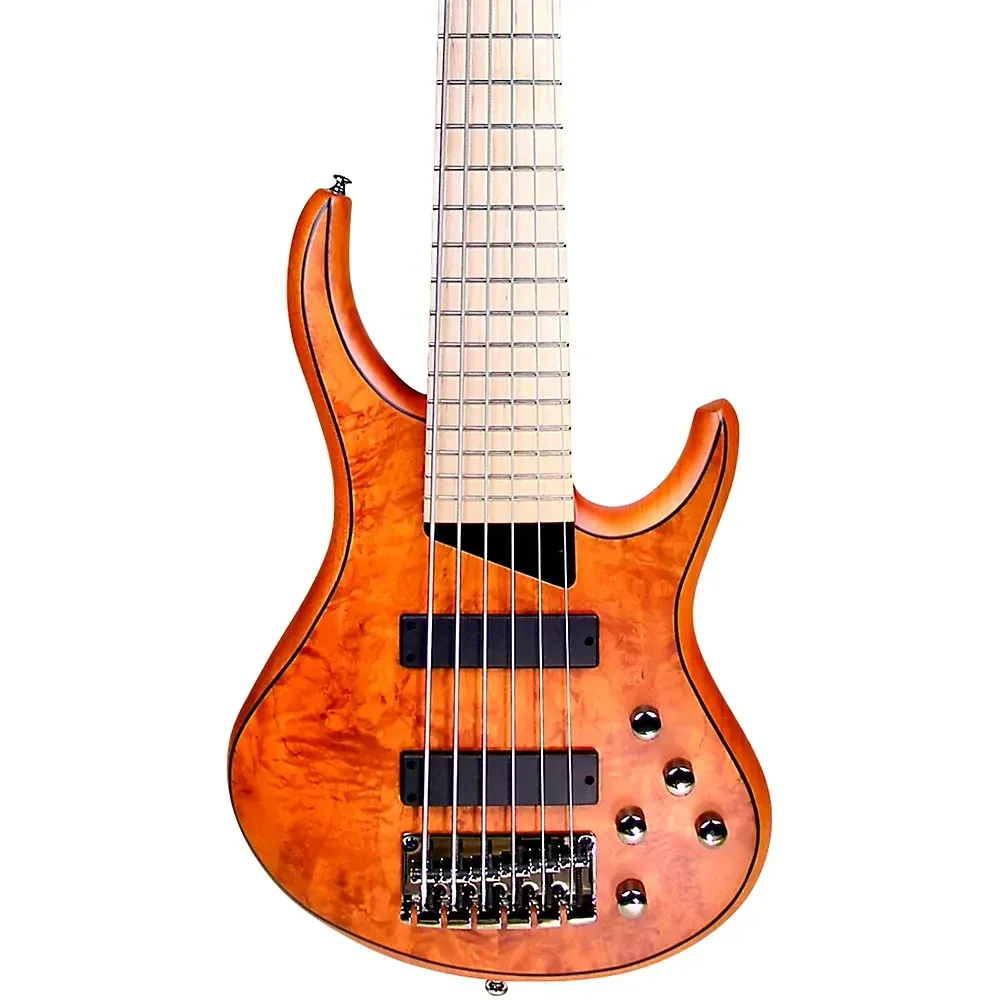 MTD Kingston Z6 6-String Electric Bass Guitar Satin Amber